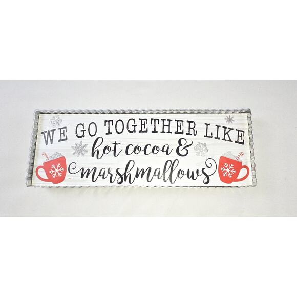 Festive Christmas Decor Bundle – Wood Sign & Snowman Star Ornament - Picture 2 of 5